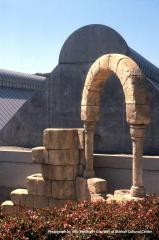 view of faux ancient arch at Discovery Center