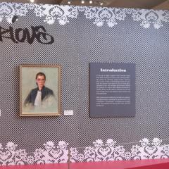 entrance to the Ruth Bader Ginsburg exhibition